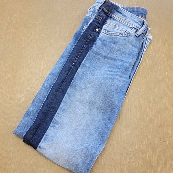 Women’s H&M Divided Side StripSkinny Jegging Jeans Size 2 / 26 Stretch High Rise - Picture 4 of 11